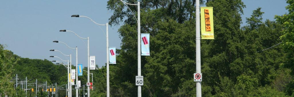 Image of a Pole Banner in Toronto