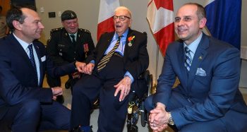 Image of William (“George”) Carpenter was invested as a Knight of the French National Order of the Legion of Honour