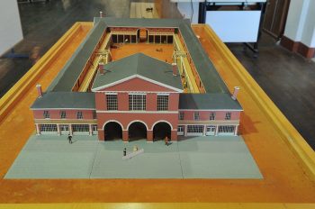 Model of old St. Lawrence Hall.